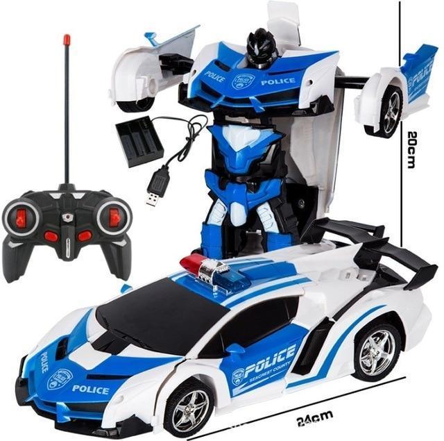 2-in-1 Transformer RC Car: Convert to Robot and Vehicle