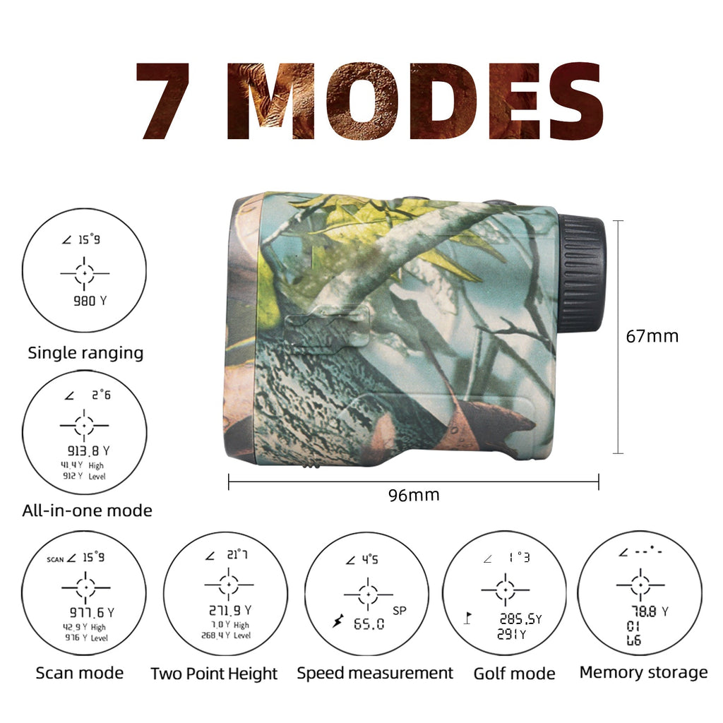 Precision 1000-Foot Hunting Range Finder