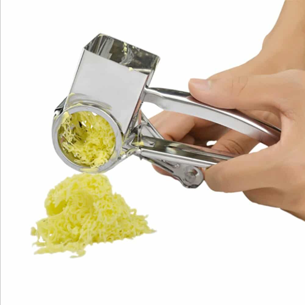 Premium 4-Piece Stainless Steel Cheese Grater Set
