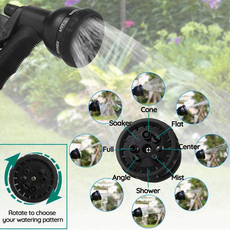 100ft Expandable Garden Hose – Flexible, Durable, Kink-Resistant Water Hose for Easy Gardening