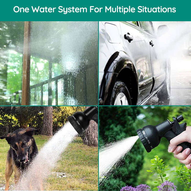 100ft Expandable Garden Hose – Flexible, Durable, Kink-Resistant Water Hose for Easy Gardening
