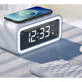 2-in-1 Alarm Clock with Dual Time Display and Digital Screen