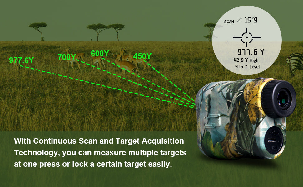 Precision 1000-Foot Hunting Range Finder