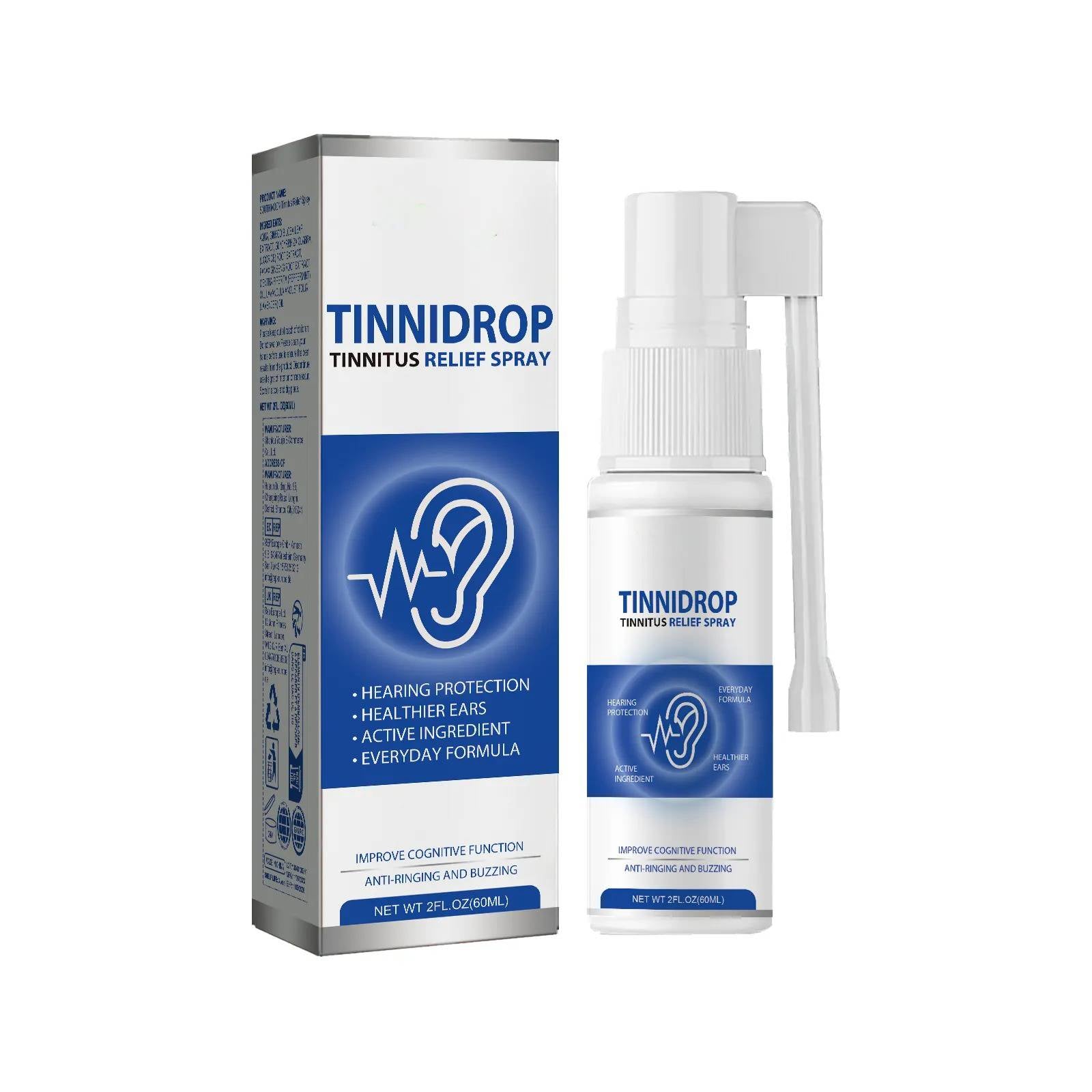 2-Pack Tinnitus Relief Ear Drops for Ringing Ears
