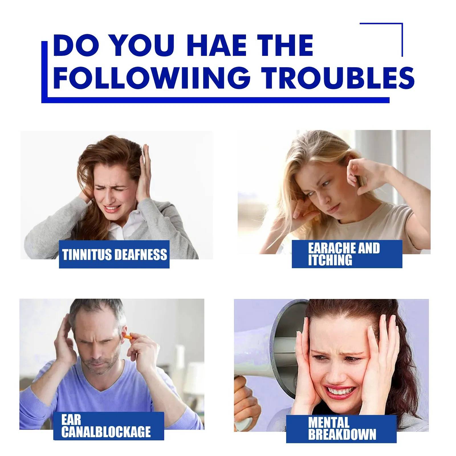 2-Pack Tinnitus Relief Ear Drops for Ringing Ears