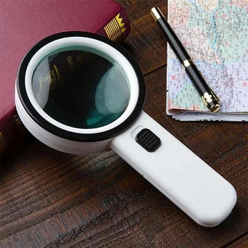 30x Optical Magnifier with LED Light for Clear, Detailed Viewing