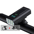 Ultra-Bright 5000 Lumen Bike Light with 12 LEDs and USB-C Rechargeable Battery
