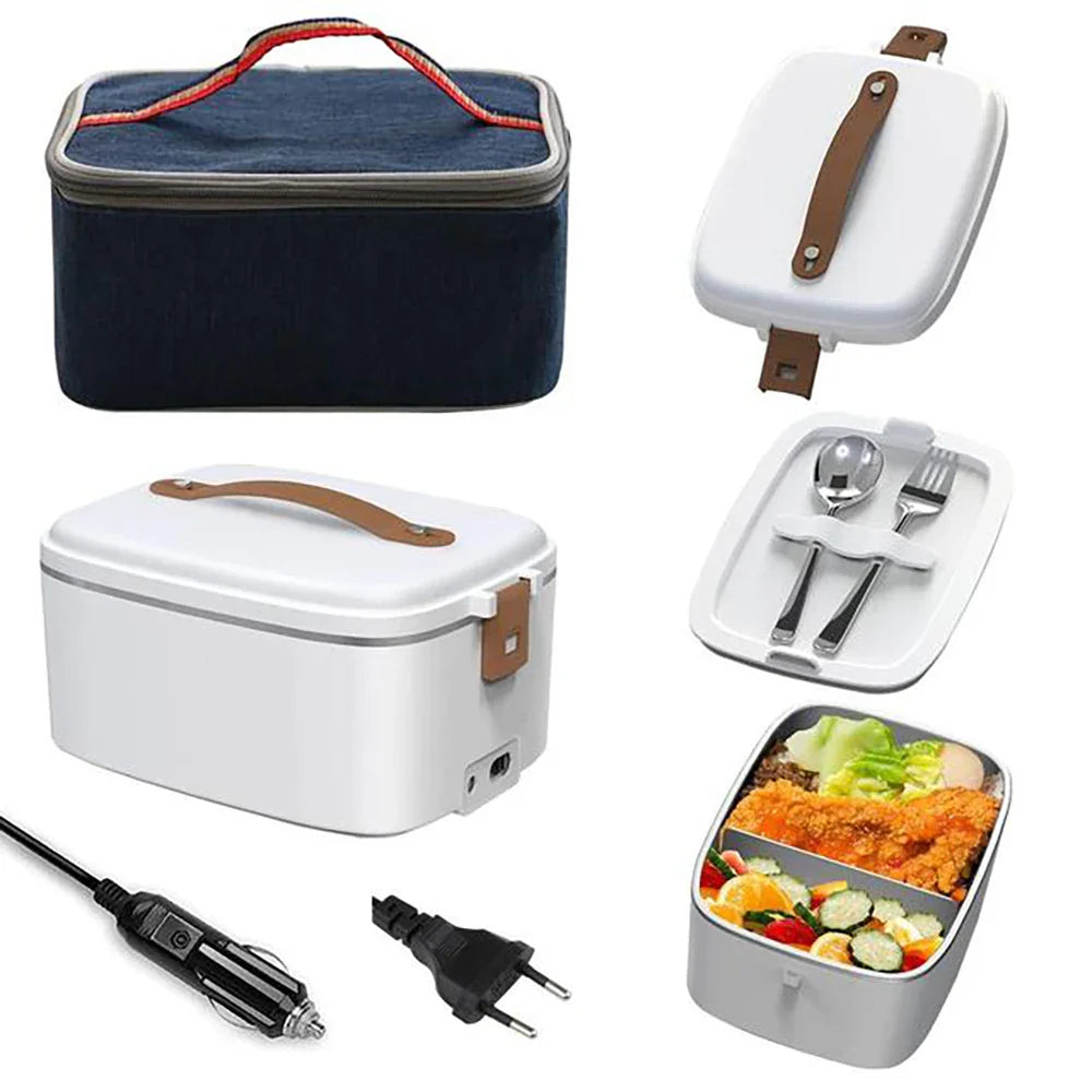 3-in-1 Electric Lunch Box – Heat, Steam, and Enjoy Hot Meals On the Go