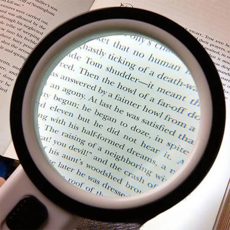 30x Optical Magnifier with LED Light for Clear, Detailed Viewing