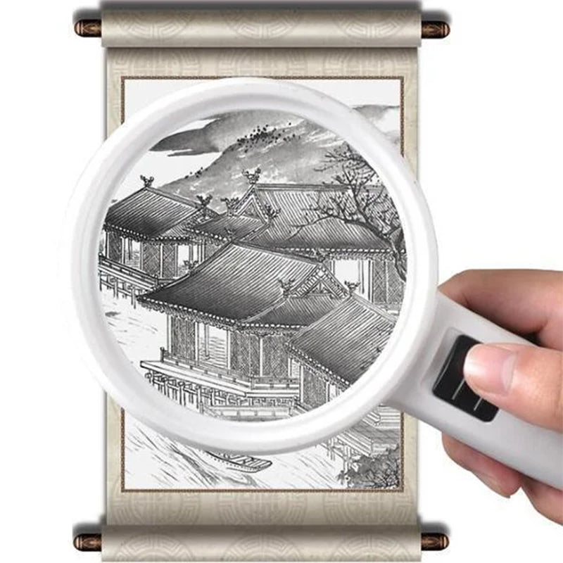 30x Optical Magnifier with LED Light for Clear, Detailed Viewing