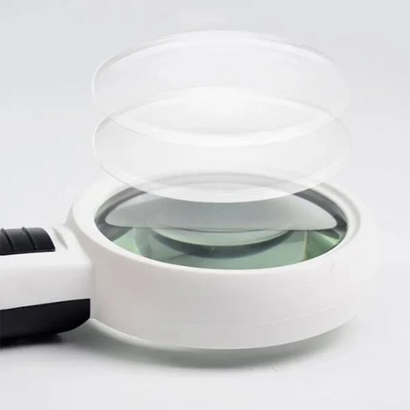 30x Optical Magnifier with LED Light for Clear, Detailed Viewing