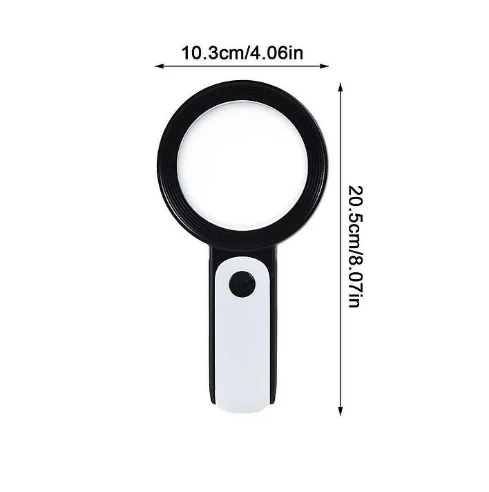 30x Magnifying Glass for Seniors – Easy-Read Loupe for Clear, Comfortable Viewing