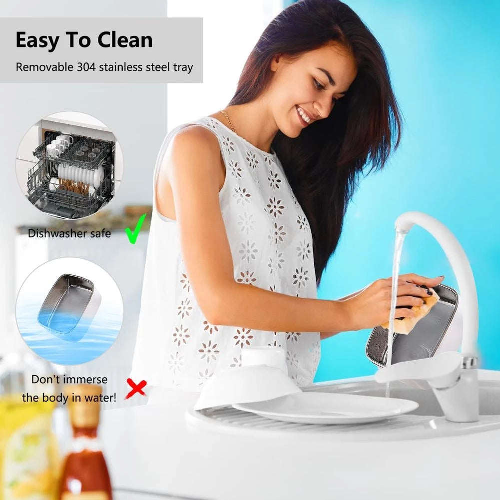 3-in-1 Electric Lunch Box – Heat, Steam, and Enjoy Hot Meals On the Go