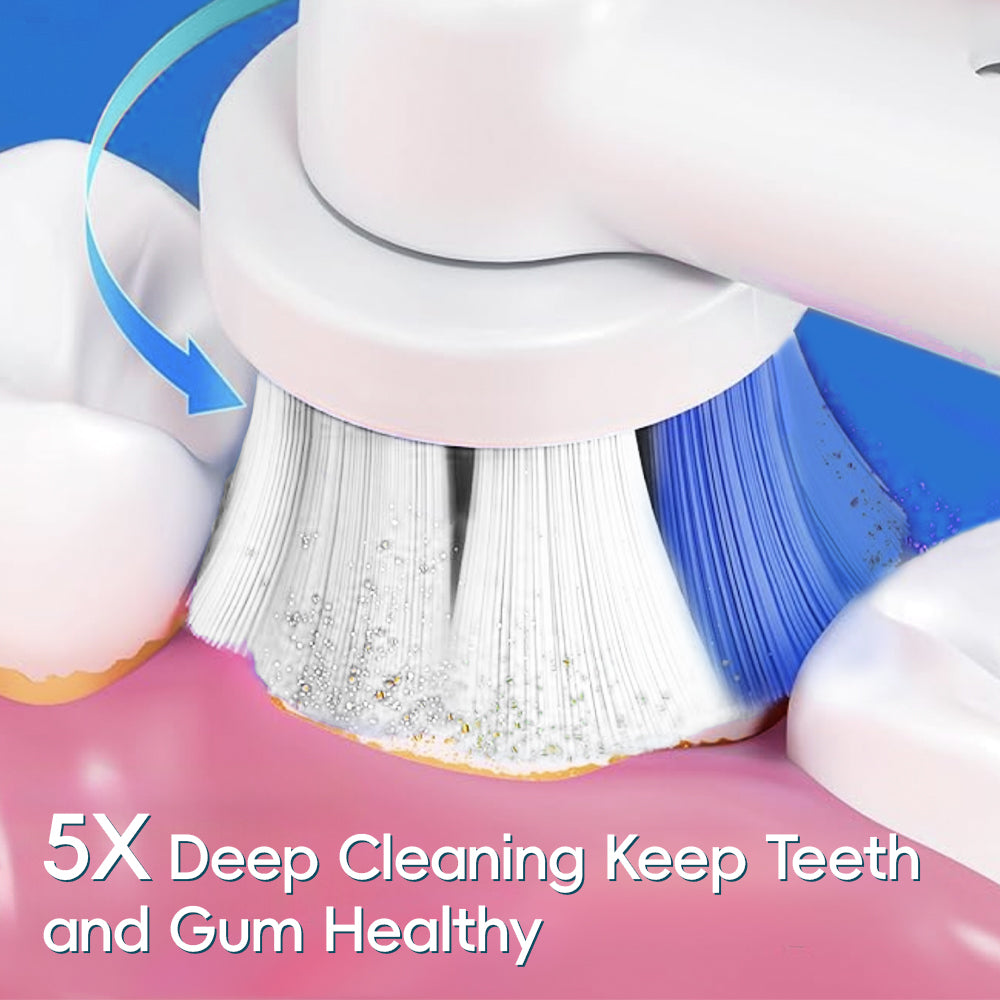 360° Rotating Toothbrush for a Deep, Thorough Clean