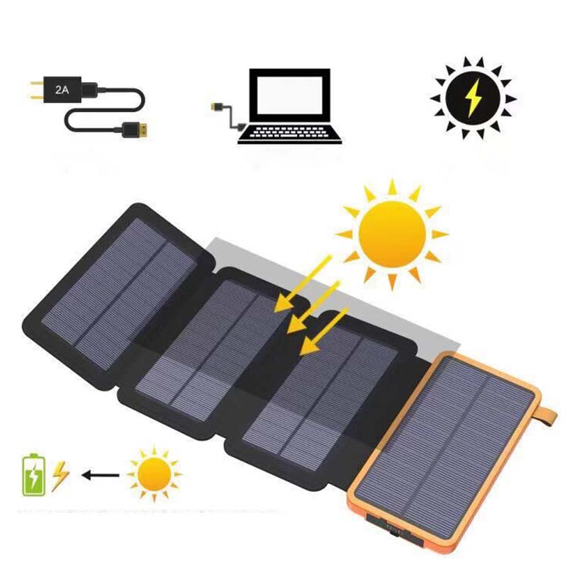 25000mAh High-Performance Solar Power Bank with Fast Charging