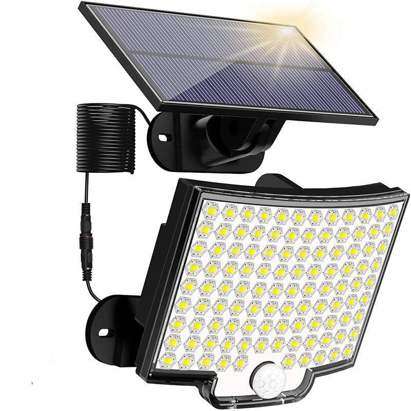 106-LED Solar Outdoor Light with Motion Sensor – Bright, Motion-Activated Outdoor Lighting