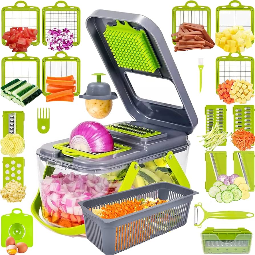 18-in-1 Veggie Slicer: The Ultimate All-in-One Kitchen Prep Tool