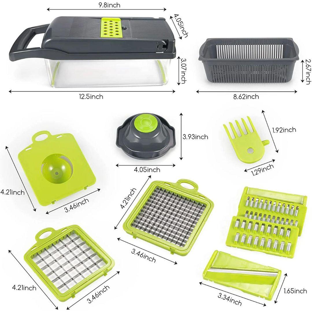 18-in-1 Veggie Slicer: The Ultimate All-in-One Kitchen Prep Tool