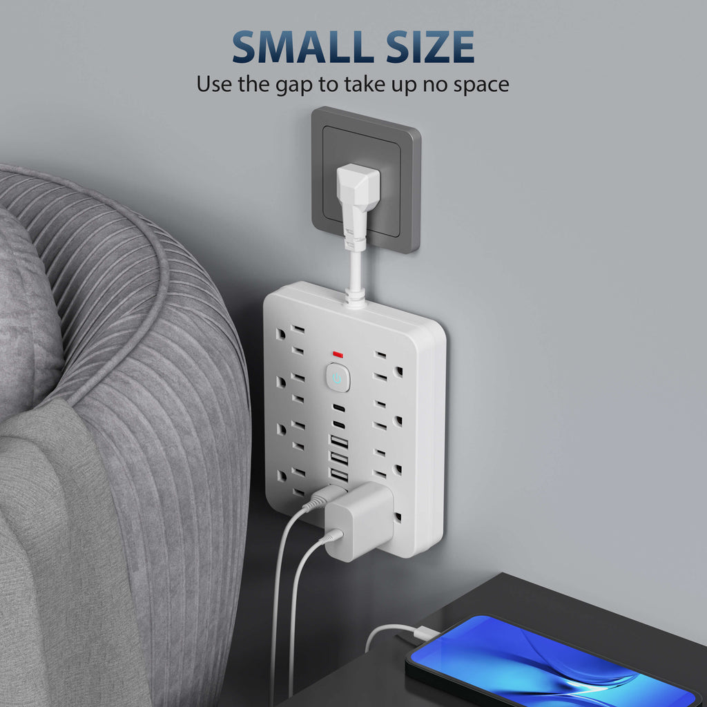 14-in-1 Power Strip with Surge Protection – The Ultimate Multi-Outlet Hub for Every Device