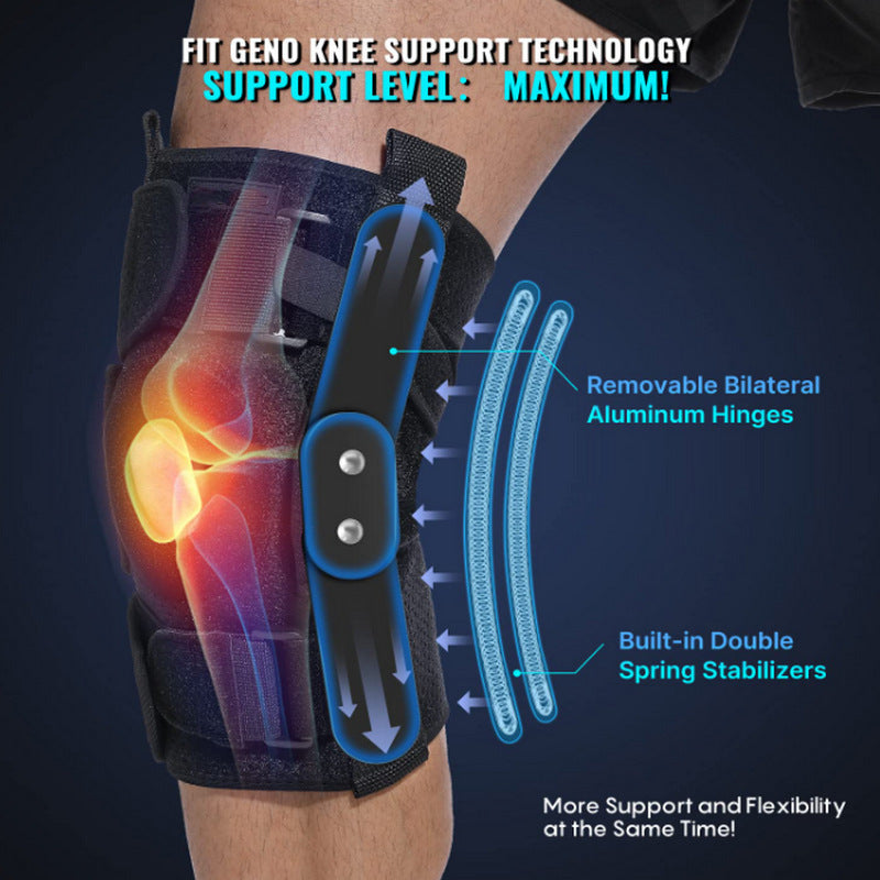 Adjustable Hinged Knee Brace for Meniscus Tear — Secure Fit & Support