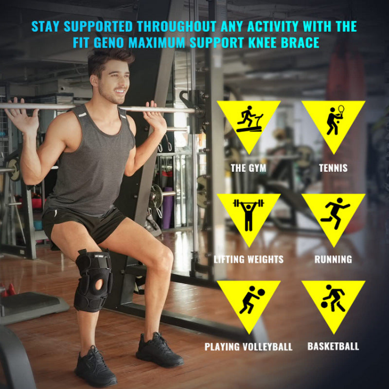 Adjustable Hinged Knee Brace for Meniscus Tear — Secure Fit & Support
