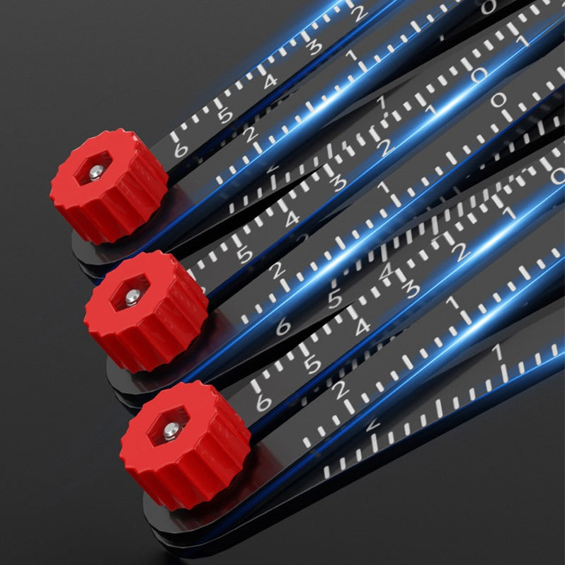 Adjustable Aluminum Alloy Folding Tile Ruler – Lightweight, Durable, and Precise for Tile Work