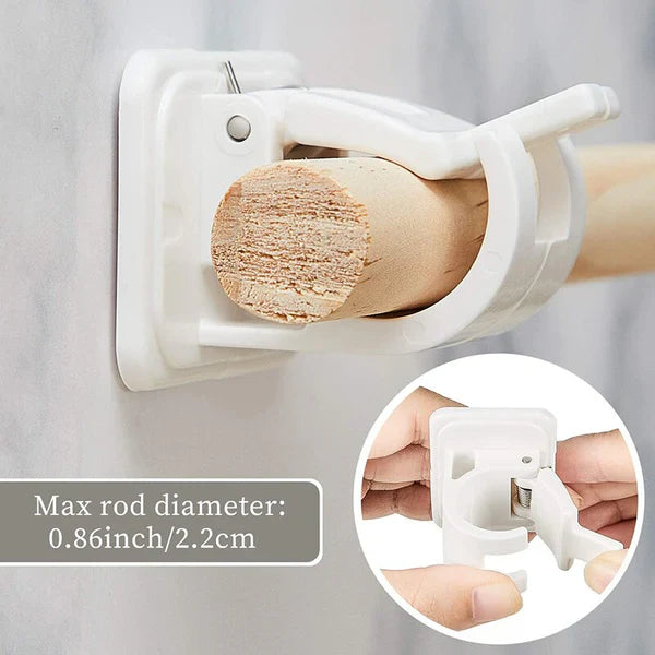 Premium Adjustable Curtain Holders for Easy Drapery Installation