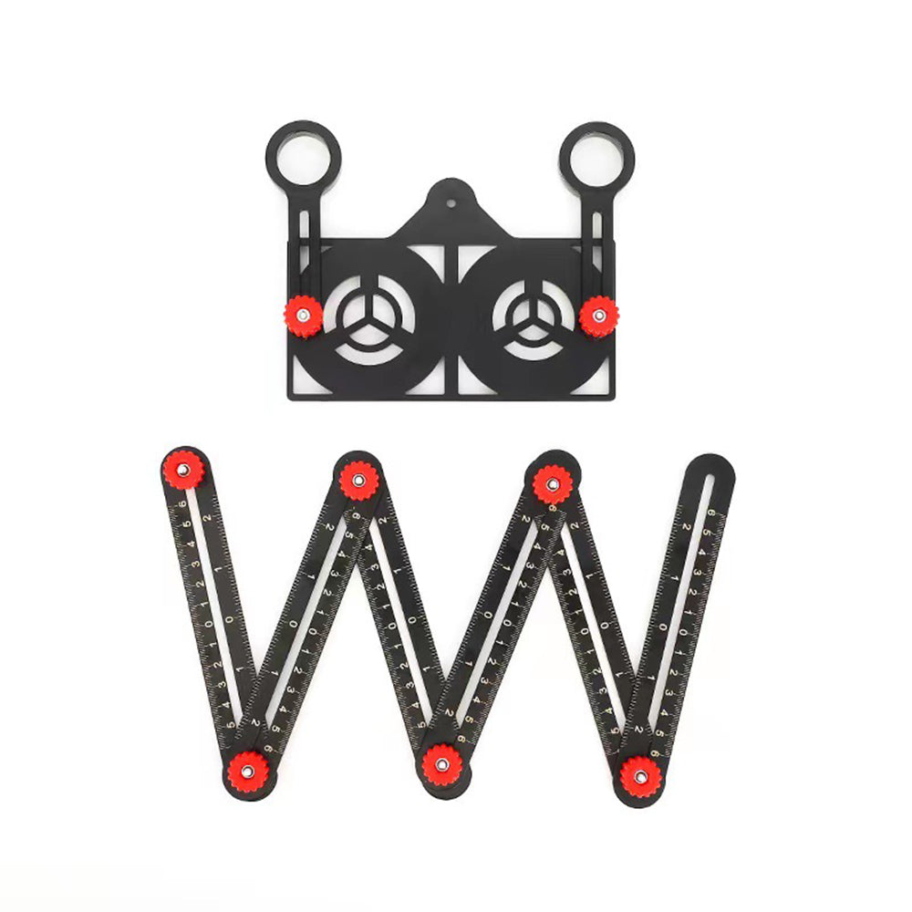 Adjustable Aluminum Alloy Folding Tile Ruler – Lightweight, Durable, and Precise for Tile Work