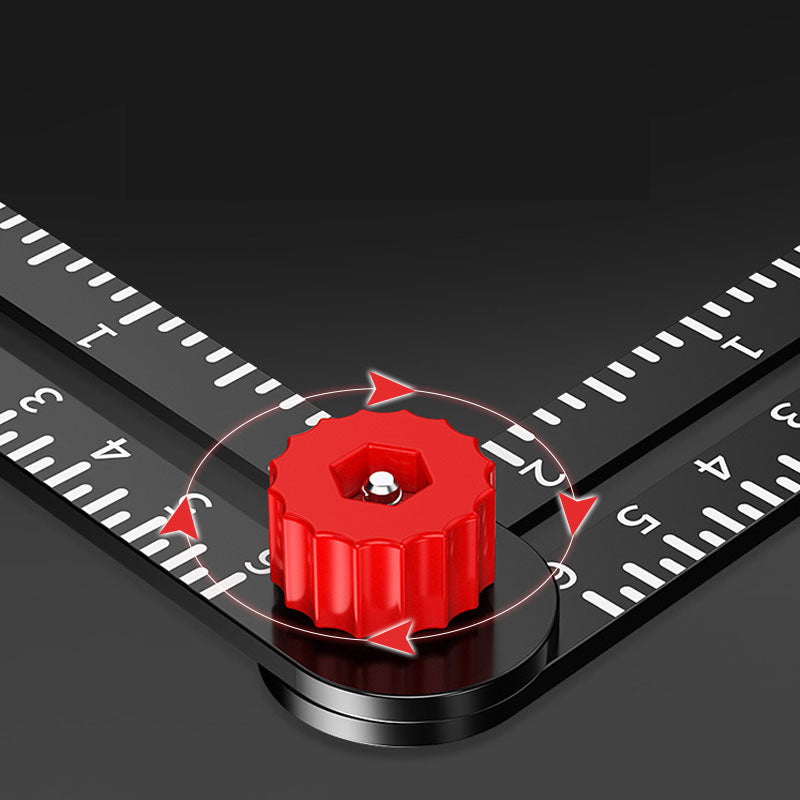 Adjustable Aluminum Alloy Folding Tile Ruler – Lightweight, Durable, and Precise for Tile Work