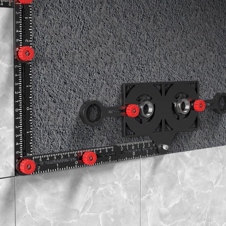 Adjustable Aluminum Alloy Folding Tile Ruler – Lightweight, Durable, and Precise for Tile Work