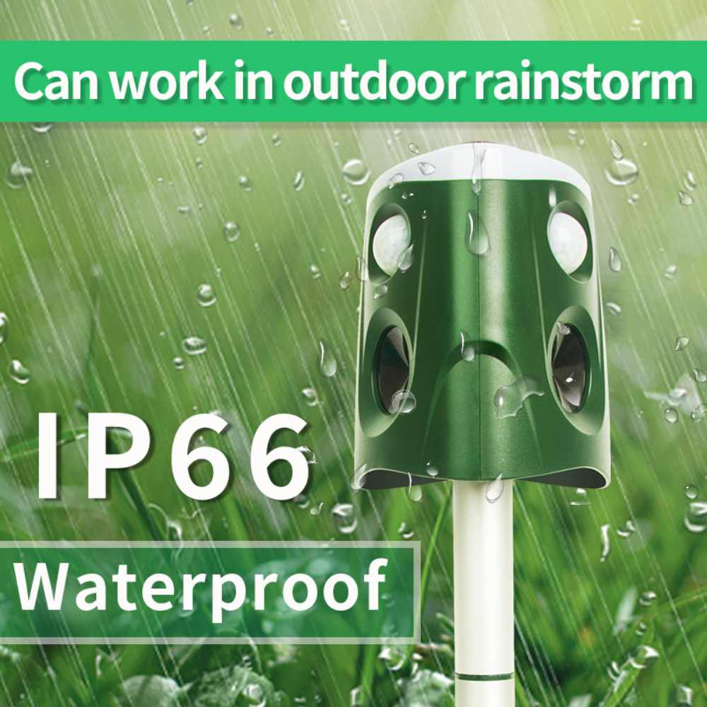 360° Animal Repellent & Deterrent - 3-in-1 Protection