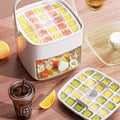 Two-Stage Push-In Ice Cube Tray for Easy-Release Ice Cubes