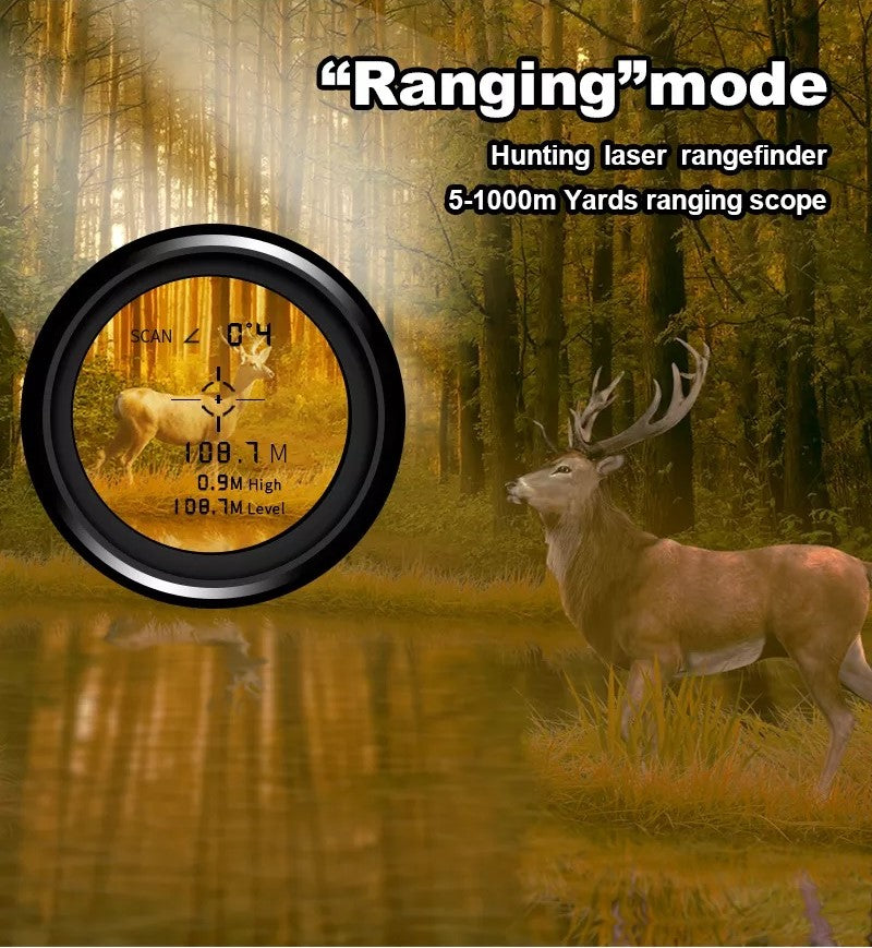 Precision 1000-Foot Hunting Range Finder