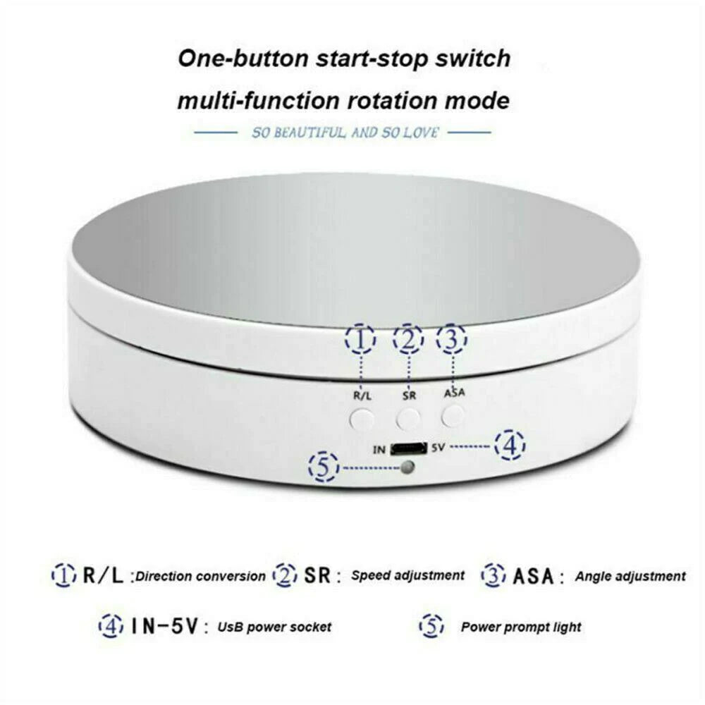Premium 360° Electric Motorized Rotating Display Stand