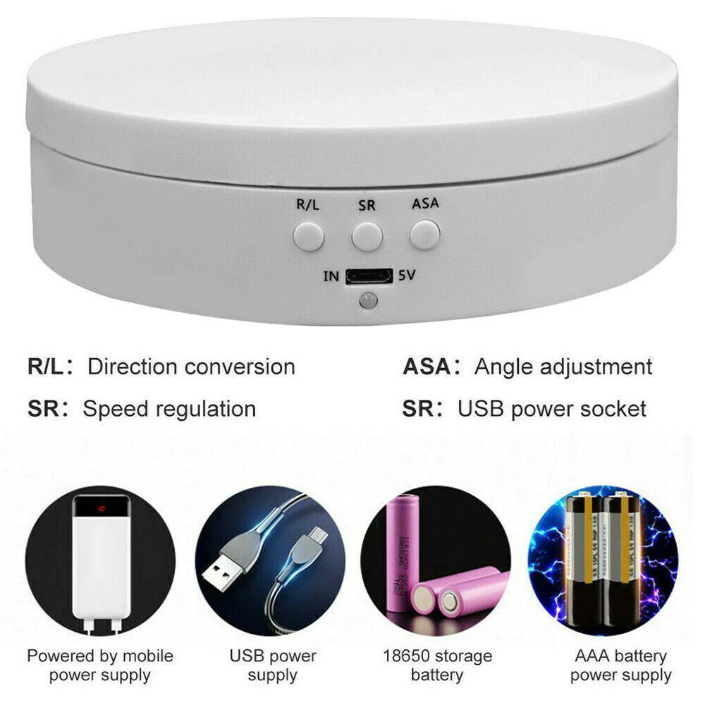 Premium 360° Electric Motorized Rotating Display Stand