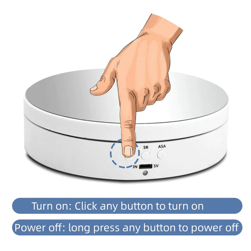 Premium 360° Electric Motorized Rotating Display Stand