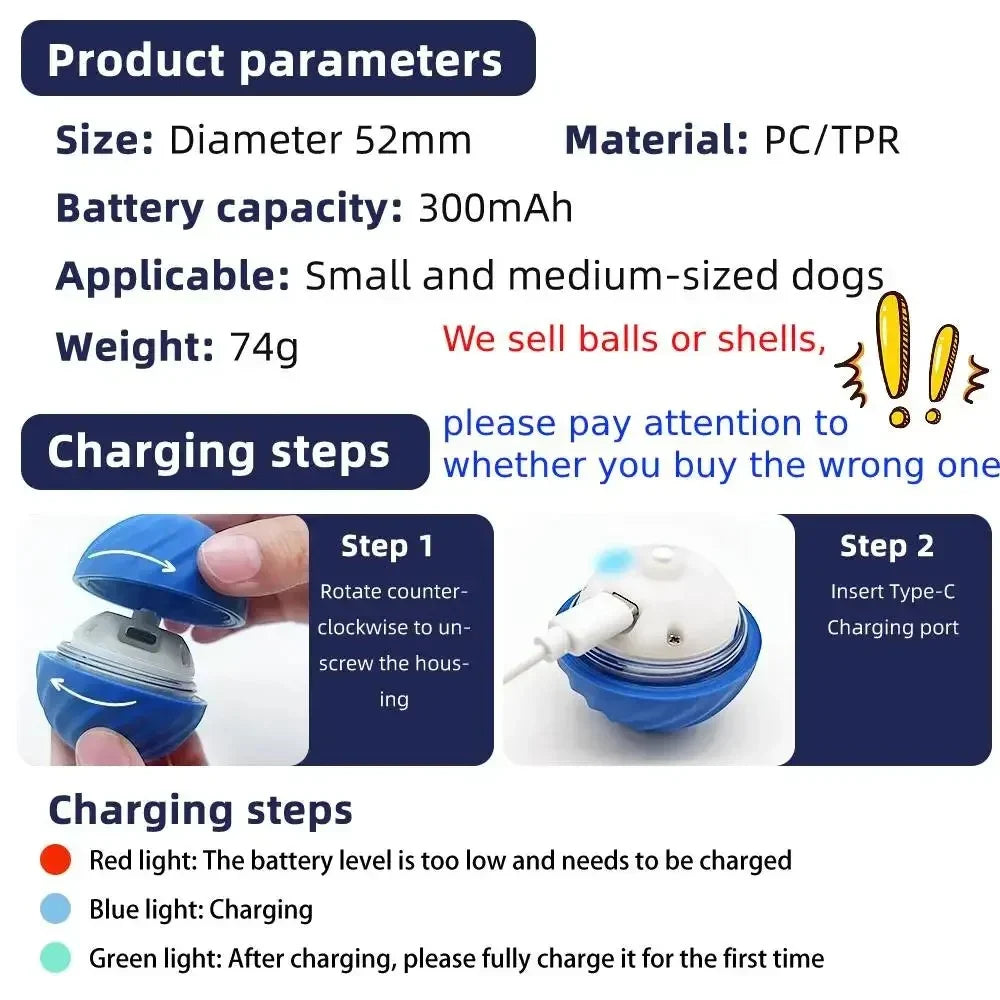 Anti-Anxiety Rolling Ball - Automatic Moving Ball Fidget Toy for Stress Relief