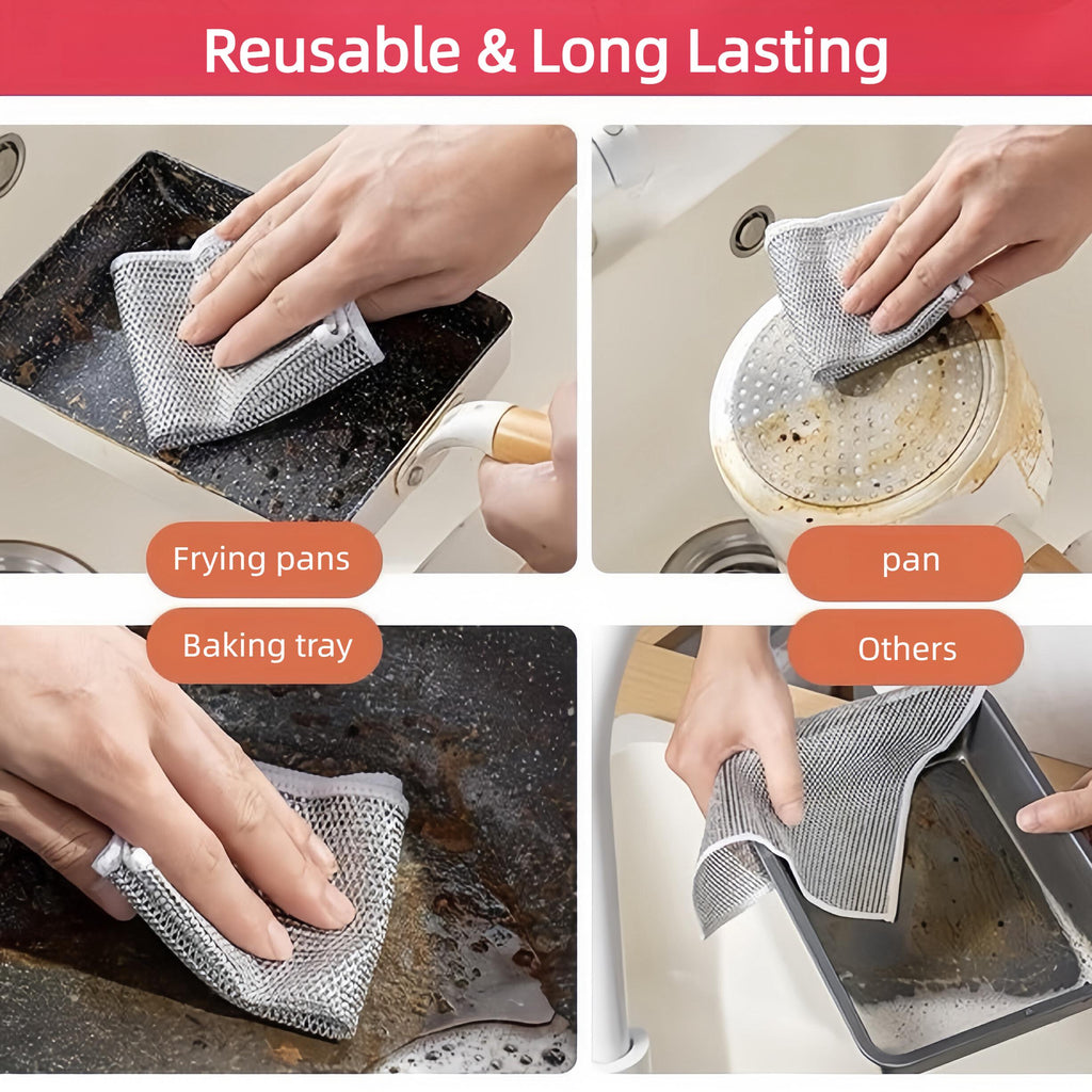 20-Piece Cleaning Cloth Set – Soft, Absorbent, Multi-Purpose Cloths
