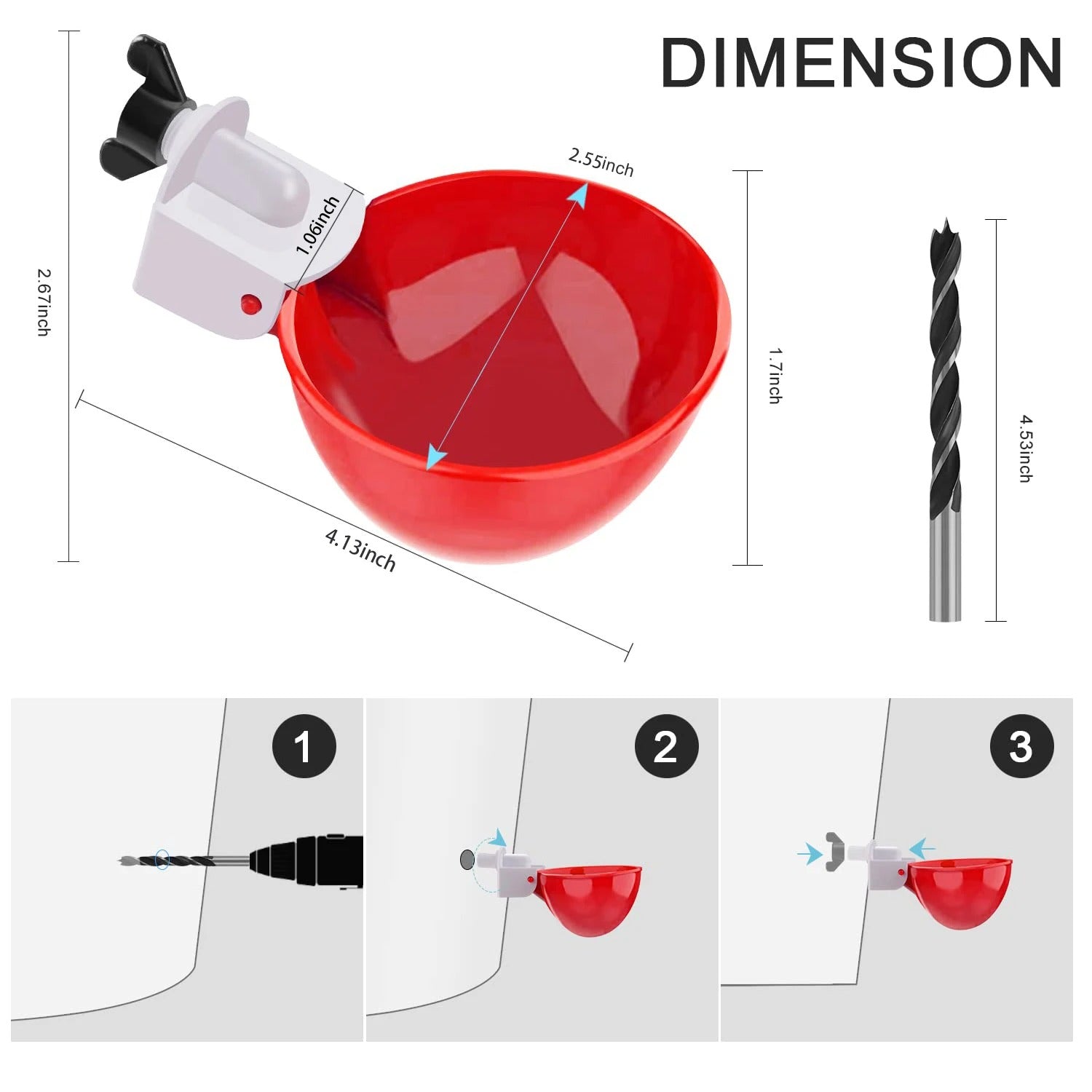 10-Pack Chicken Waterers