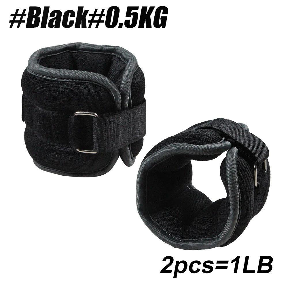 Versatile Adjustable Ankle and Wrist Weights for Customizable Resistance Training