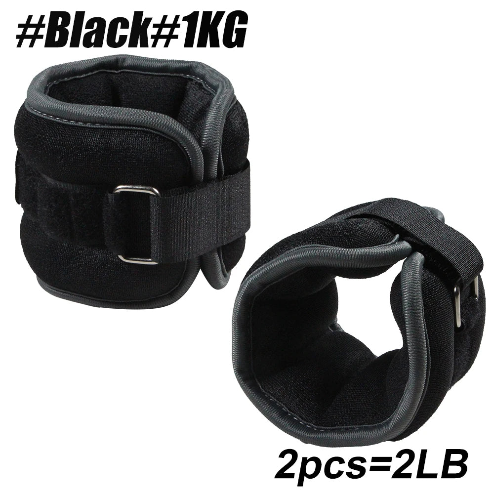 Versatile Adjustable Ankle and Wrist Weights for Customizable Resistance Training