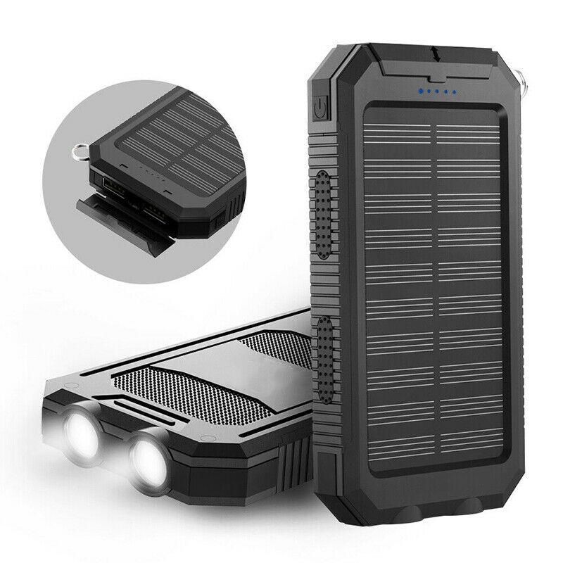 500,000mAh Solar Power Bank – Waterproof, Portable External Battery Pack