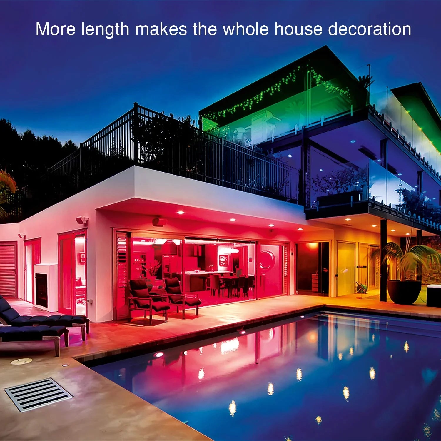 32-Foot LED Strip Light - Flexible, Easy-to-Install Accent Lighting