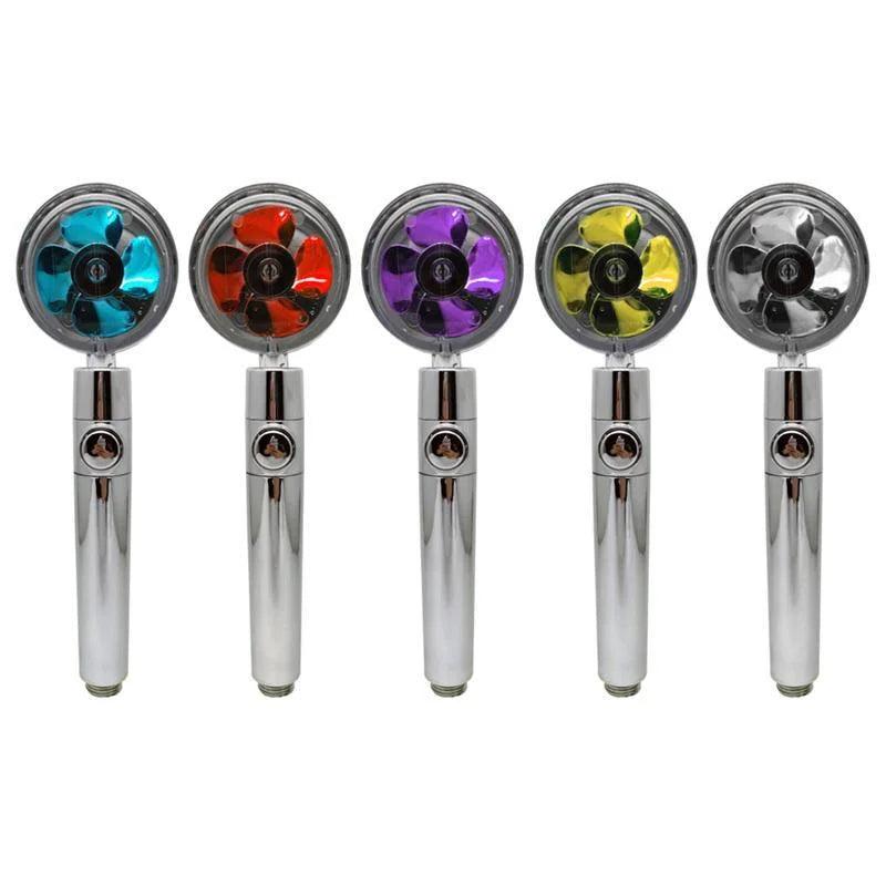 360° Rotating Power Shower Head – High-Pressure, Adjustable Spray