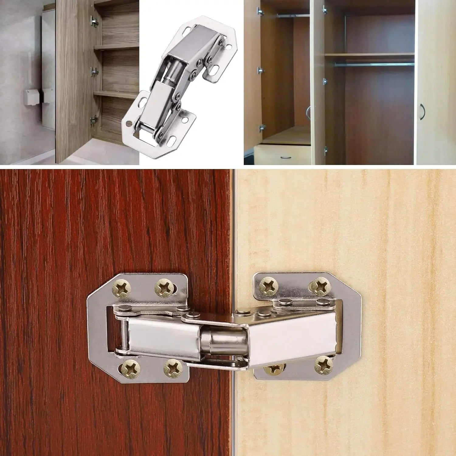 10-Piece Cabinet Hinges Set