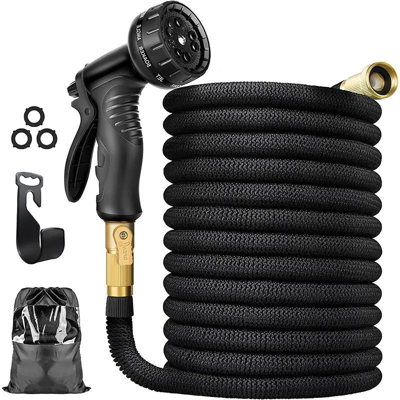 100ft Expandable Garden Hose – Flexible, Durable, Kink-Resistant Water Hose for Easy Gardening