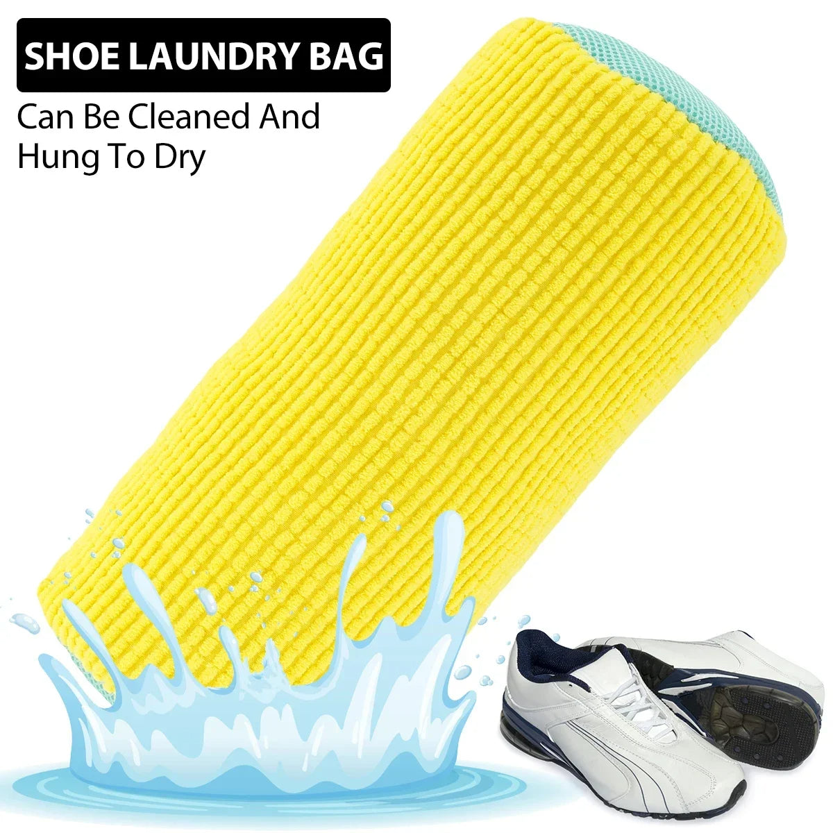 2-Pack Shoe Washing Bags for Laundry - Protect Your Shoes in the Wash