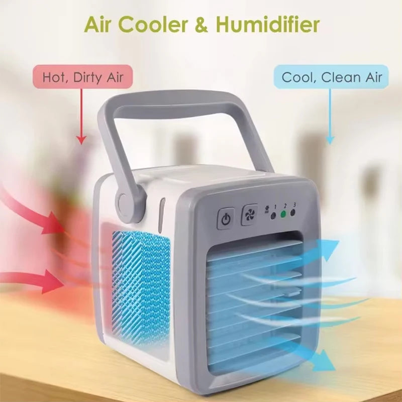 4-in-1 Portable Air Conditioner with Built-in Humidifier and Purifier