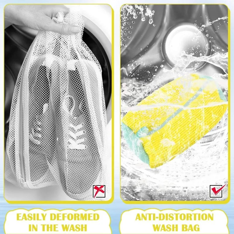 2-Pack Shoe Washing Bags for Laundry - Protect Your Shoes in the Wash