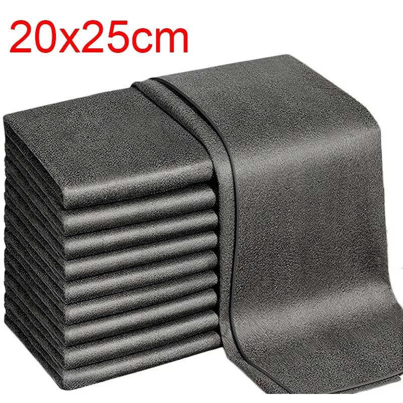 10-Piece Versatile Microfiber Cloth Set for Windows, Car, and Kitchen - Streak-Free and Ultra-Absorbent